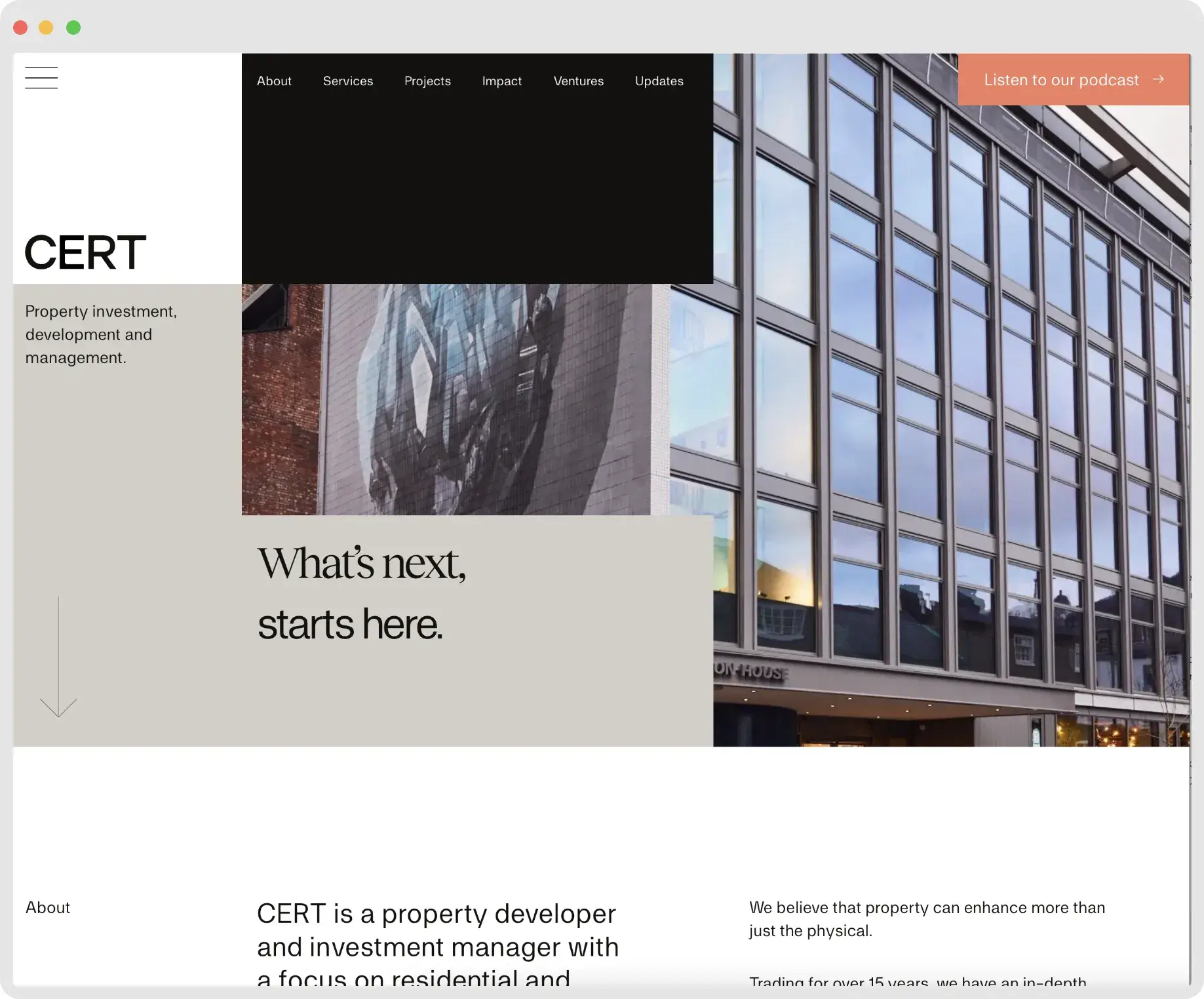 CERT Property FB ads growth